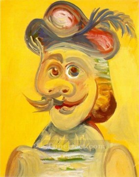 Cabeza de mosquetero 1 1971 Pablo Picasso Pinturas al óleo